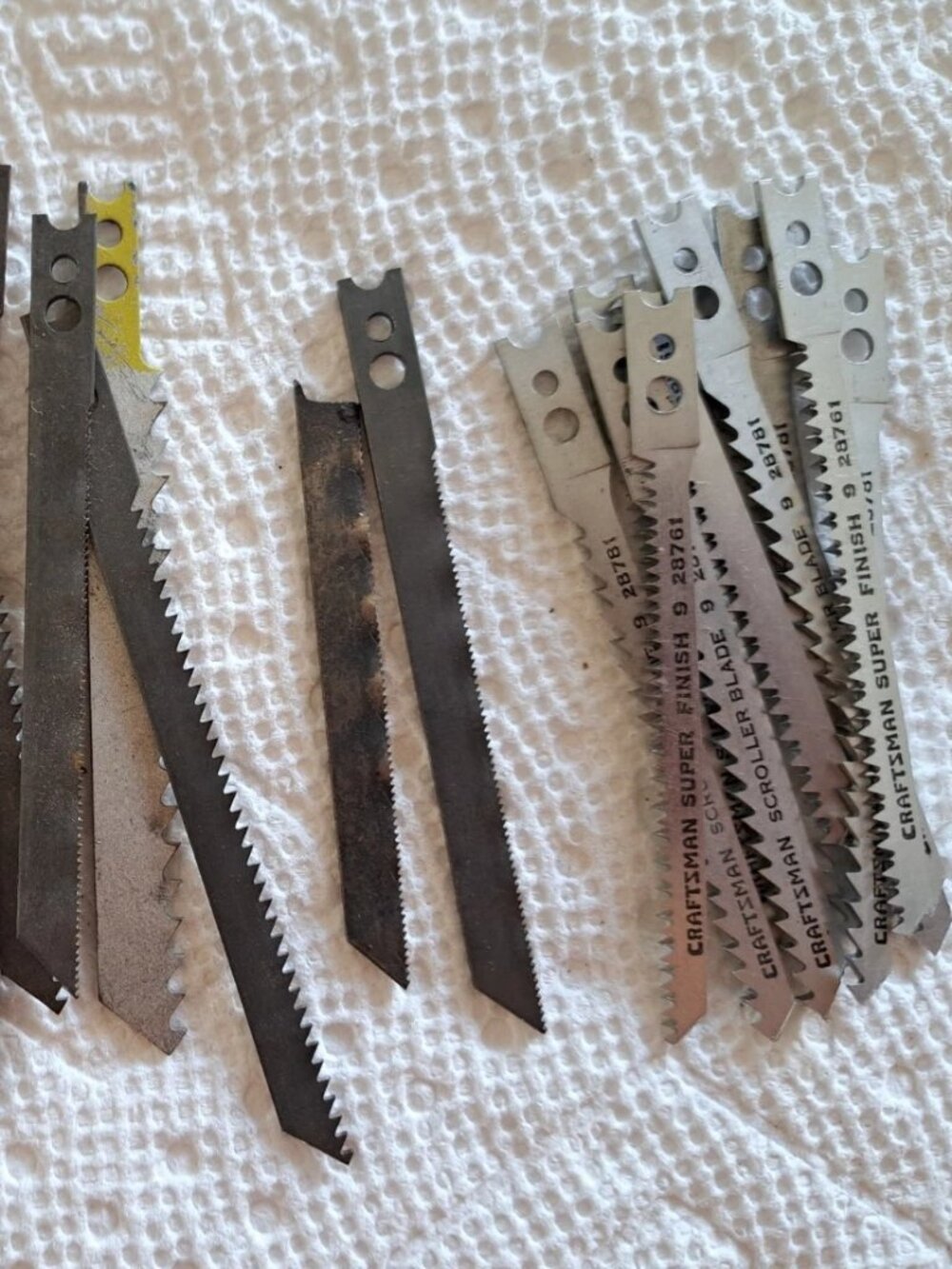 40 Qty Jig Saw Blades Of Various Blade Types New & Used